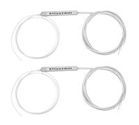 YushiTrading 2 pezzi Splitter PLC a fibra nuda modalità singola 250μm senza connettore, modulo di gestione della potenza per fibre ottiche per reti PON, periferiche per computer e sistemi WDM (1×4)