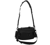 YushiTrading Borsa da pesca multifunzionale impermeabile, kit di strumenti in poliestere composito con divisorio rimovibile, spallacci e cinture regolabili per pescatori in barca o sulla riva (Nera)