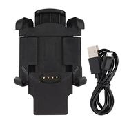 YushiTrading Caricabatterie compatibile con l’orologio intelligente Fenix 3 HR, dock con clip per cavo di ricarica USB, protezione integrata contro la sovraccarica PTC, stazione di