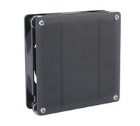 YushiTrading Ventilatore a Pannello Solare monocristallino, Ventilatore di Scarico Integrato a energia Solare, Ventilatore di Scarico Solare Compatto da 3 W e 6 V con silicio monocristallino e