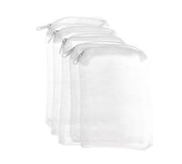 Yushu - 5 pezzi set sacchetto filtro acquario - sacchetto filtro con cerniera serbatoio di pesce - sacchetto a rete per serbatoio di pesce - stagno a rete con cerniera per bio palla - stoccaggio di