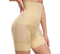 Yuson Girl Pancera Contenitiva Donna Shapewear Guaina Contenitiva Pancia Piatta Vita Alta Mutande Contenitivo Intimo Modellante Snellente Slip Pantaloncini Dimagrante Senza Cuciture(Beige, M)