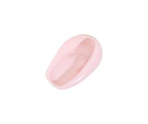 YUSSEQDD 2x protezioni per le orecchie in licone, cuffie antirumore per la tintura dei capelli, per domestico, parrucchiere, rosa, Rosa, 7.7x4.8x1.2 cm