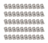 YUSSEQDD 50 pezzi, dado scanalato con molla rullata, funzionamento in carbonio, durevole e robusto, resistente all'ossidazione. Guide 4040 con 8 mm, EN-30-M6