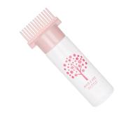YUSSEQDD Applicatore di olio per capelli, strumenti per permanente, pettine per radici, flacone applicatore per salone, casa, rosa, Rosa, 17.1x6.4x4.6 cm