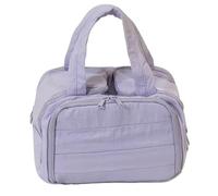 YUSSEQDD Borsa per toelettatura portatile ben organizzata con viaggio dedicato per la separazione bagnato/asciutto che la rende molto leggera e resistente, viola