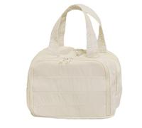 YUSSEQDD Borsa per toelettatura portatile ben organizzata con viaggio dedicato per la separazione bagnato/asciutto che la rende molto leggera e resistente, Bianco