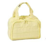 YUSSEQDD Borsa per toelettatura portatile ben organizzata con viaggio dedicato per la separazione bagnato/asciutto che la rende molto leggera e resistente, giallo
