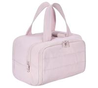 YUSSEQDD Borsa per toelettatura portatile ben organizzata con viaggio dedicato per la separazione bagnato/asciutto che la rende molto leggera e resistente, rosa