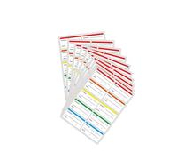 YUSSEQDD Cibo fresco con etichette adesive impermeabili staccabili per frigorifero. Queste etichette autoadesive sono realizzate in carta, non strappano facilmente e hanno proprietà impermeabili.