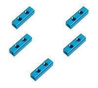 YUSSEQDD Collettore pneumatico a 4 vie e 7 porte, striscia di alluminio premium, divisore multi-via per sistemi pneumatici, facile installazione, ampiamente utilizzato , 2 posizioni con 5