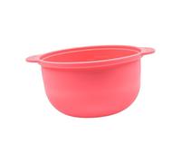 YUSSEQDD Contenitore per scaldacera Licone, contenitore per sciogliere la cera, durevole, riutilizzabile, evita sprechi, rosa, Rosa, 14x7 cm