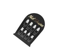 YUSSEQDD Espositore per nail art in acrilico, multifunzionale, come promemoria per la decorazione di unghie finte, accessorio artistico.