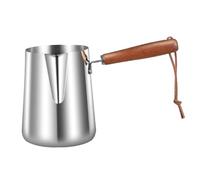 YUSSEQDD Scaldalatte turco Per unico, bricco per schiumare per padroneggiare la Latte Art a casa o in una caffetteria professionale, per preparare la del latte, preparare, 600 ml