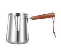 YUSSEQDD Scaldalatte turco Per unico, bricco per schiumare per padroneggiare la Latte Art a casa o in una caffetteria professionale, per preparare la del latte, preparare, 350 ml