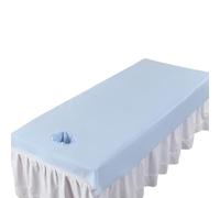 YUSSEQDD Tappetino assorbente, fodera per massaggio impermeabile con foro per il viso, tappetino assorbente per olio, fodera per massaggio impermeabile in cotone, E, 200 * 110 cm