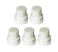 YUSSEQDD Tappi per valvole del radiatore girevoli, facili da installare, resistenti, regolabili, universali, confezione da cinque pezzi, ricambio per sicurezza, regolabili, Stile corto, 3x1.5 cm