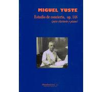 Yuste - Estudios de Concerto Op.148 per clarinetto e pianoforte