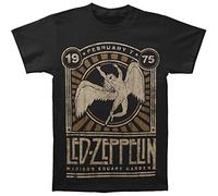 Yustery LED Zeppelin '75 Madison Square Garden Adult T-Shirt 0Black L