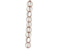 YUSUZH Catene Antipioggia Funzionali e Decorative da 2 Pezzi for Uso Esterno. Facile Decorazione Esterna for Catena di drenaggio dell'Acqua piovana in Metallo 1 m per Cortile da Giardi(Color 4)