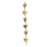 YUSUZH Catene Antipioggia Funzionali e Decorative da 2 Pezzi for Uso Esterno. Facile Decorazione Esterna for Catena di drenaggio dell'Acqua piovana in Metallo 1 m per Cortile da Giardi(Color 3)