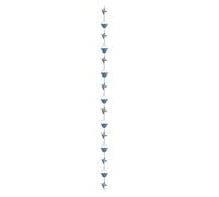 YUSUZH Catene da Pioggia in Rame 2 Pezzi for grondaie Campana di Design a Forma Colibrì 7,87 Piedi con Tazze grondaia a Catena Campana in a per Cortile da Giardi
