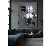 YUSUZHU Dipinto su tela di donna nuda, arte murale minimalista di donna nuda, arte su tela per camera da letto, arte del corpo femminile, poster di donne 50x70 cm con cornice