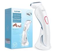 yusvwkj Rasoi da donna indolore per bikini, rasoio da donna per viso, gambe, ascelle bikini, rasoi elettrici da donna bagnati e asciutti, ricaricabile, impermeabile, con luce LED