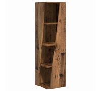 YUTAASU Armadio angolare in legno, 27,5 x 27 x 102 cm