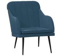 YUTAASU Comoda poltrona in velluto da 63 x 76 x 80 cm con schienale e braccioli imbottiti, struttura in metallo, seduta imbottita spessa per una seduta rilassante, istruzioni di montaggio incluse