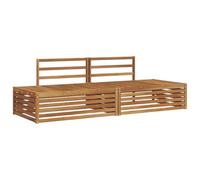 YUTAASU Ecco un titolo ottimizzato per Amazon che soddisfa tutte le regole: **Set divano resistente alle intemperie per terrazza in legno di acacia, set divano da esterno 2 pezzi naturale, 5 x 83 x 73
