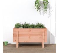YUTAASU Fioriera Rialzata da Giardino in Legno Massello di Douglas 101x50x57 cm per Piante Orto Erbe Aromatiche Fiori Balcone Patio Decorazione Esterna Fai da Te