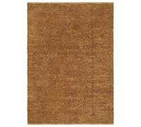 YUTAASU Handmade Boucle Jute Cotton Area Rug, 160x230 cm Natural Color, Low Maintenance Floor Mat for Living Room Bedroom Foyer, Reversible Design