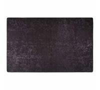 YUTAASU Luxury Velvet Non-Slip Area Rug, 160 x 230 cm Anthracite Digital Printed Soft Carpet, Machine Washable 30°C, Noise Absorbing Floor Mat, PVC Backing, 100%