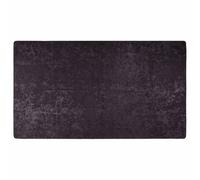 YUTAASU Machine Washable Velvet Rug with Non-Slip Backing, 190 x 300 cm Anthracite Digital Printed Floor Mat, High-Density 1000 GSM Polyester Carpet, Sound Absorbing