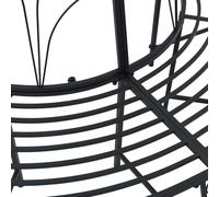 YUTAASU Panchina Acciaio 160x80x89 cm 4 Posti per Albero