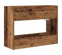 YUTAASU Portaombrelli da 65 x 24 x 50 cm, in legno anticato, design rettangolare, per cappelli e sciarpe