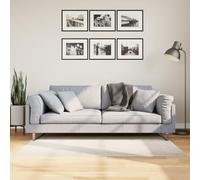 YUTAASU Soft Cream Geometric Pattern Area Rug, 80x150 cm, 100% Polyester Short Pile Machine Washable Non-Slip Carpet for Living Room and Bedroom, OEKO-TEX Certified