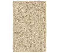 YUTAASU Soft Cream Shaggy Area Rug 200 x 290 cm, 100% PP Pile Fabric with 20 mm Plush Height, Non-Slip Latex Backing, Machine Washable at 30°C, Durable Floor Mat