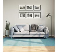 YUTAASU Soft Green Plush Carpet 160x230 cm, 100% Polyester OEKO-TEX Certified, Reversible Indoor Floor Mat for Living Room and Bedroom, Easy Fold and Store,