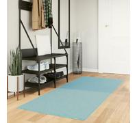 YUTAASU Soft Plush Green Area Rug, 80 x 200 cm, OEKO-TEX Certified Polyester Carpet with 12.5 mm Pile Height for Indoor Floor Heating, Dense Flat Weave Modern Home