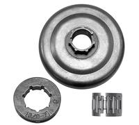 Yutacorex 513470X Tamburo Frizione 3/8 "7T Pignone Kit Per Husqvarna 455, 455 Rancher, 460, 460 Rancher Motosega Rim Convertire parte Sostituire # 513470