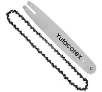 Yutacorex Barra guida per motosega e catena combinata da 40,6 cm, accessori di ricambio per Stihl MS250, MS180, MS170, MS171, adatta per sega ad asta Stihl HT130, HT131, HT250,3005 008