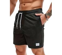 Yutdeng Pantaloncini Uomo Pantaloncini Corti in Velluto A Coste di Estivo Shorts Casual Uomo con Tasche Vita Elasticizzata con Coulisse Cotone Leggero