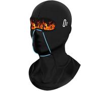 Yutdeng Passamontagna Invernale da Uomo Antivento Freddo Caldo Passamontagna Balaclava Sottocasco Traspirante Elasticizzato Maschera per Bicicletta, Moto, Sci, Sport all'aperto,Nero