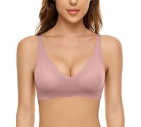 Yutdeng Senza Ferretto Reggiseno Sportivo Intimo da Donna Regiseni a Coppa Morbida Bra Senza Cuciture Bralette Rimovibili Comoda Lisca Cotone Lingerie per Corsa Yoga