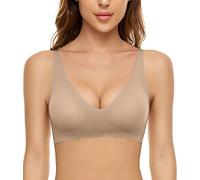 Yutdeng Senza Ferretto Reggiseno Sportivo Intimo da Donna Regiseni a Coppa Morbida Bra Senza Cuciture Bralette Rimovibili Comoda Lisca Cotone Lingerie per Corsa Yoga