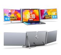 YUTOO Estensore triplo per schermo portatile, [solo 1 cavo per collegare] [16:10], display IPS FHD 1200P, estensore schermo monitor laptop, per Windows, MacOS, 14" per 15"-17,3"