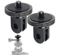 YUTOU, 2 adattatori in alluminio da 1/4 pollici, adattatore per treppiede da 1/4 pollici, compatibili con supporto GoPro, Sony, Xiaomi Yi 4K, e altre fotocamere sportive