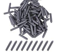 YUTOU - Set di 100 tappi di copertura per lavastoviglie in PVC, 3 x 25 mm, per cesti di protezione universali per lavastoviglie (grigio)